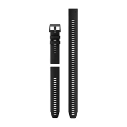 Silikonowy pasek Garmin QuickFit 22 mm (Zestaw nurkowy - 3 sztuki) - czarne [010-13113-02]