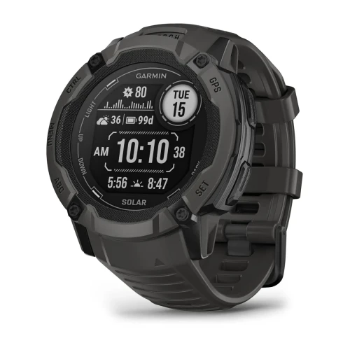 Garmin Instict 2X Solar to zaawansowany i odporny na trudne warunki zegarek OUTDOOR. Wersja 2X posiada dodatkowo wbudowaną latarkę LED.