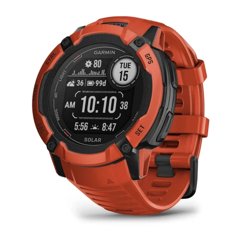 Garmin Instict 2X Solar to zaawansowany i odporny na trudne warunki zegarek OUTDOOR. Wersja 2X posiada dodatkowo wbudowaną latarkę LED.