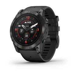 Garmin Epix Pro (Gen 2) - Sapphire Edition 51 mm - Szary tytanowy z powłoką węglową (DLC) i z czarnym paskiem [010-02804-01]