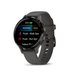 Garmin Venu 3s Ciemnoszara ramka z paskiem w kolorze Pebble Grey [010-02785-00]