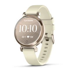 Garmin Lily 2 Cream Gold z paskiem silikonowym w kolorze Coconut [010-02839-70]