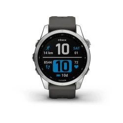 Garmin Fenix 7S srebrny z grafitowym paskiem [010-02539-01]