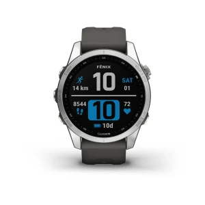 Garmin Fenix 7S srebrny z grafitowym paskiem [010-02539-01]