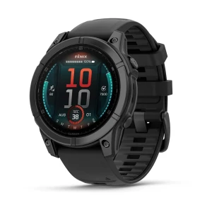 Garmin Fenix E - 47mm - Slate grey z czarnym silikonowym paskiem [010-03025-01]
