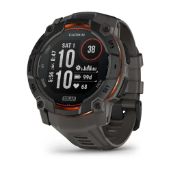 Garmin Instinct 3 SOLAR - 50 mm - Czarny z ciemnoszarym paskiem [010-02935-00]
