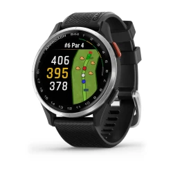 Garmin Approach S44 Srebrny z czarnym paskiem [010-03009-00]