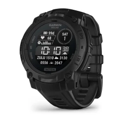 Garmin Instinct 3 SOLAR Tactical Edition - 45 mm - Czarny z ciemnoszarym paskiem [010-02934-50]