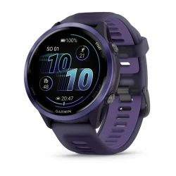 Garmin Forerunner 570 -  47mm - Aluminiowy w kolorze indygo z półprzezroczystym paskiem w kolorze Imperial Purple/Indygo [010-02971-02]