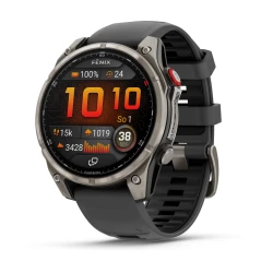Garmin Fenix 8 PRO - 47mm AMOLED - Sapphire Tytanowy z paskiem silikonowym w kolorze Graphite/Black [010-03198-11]