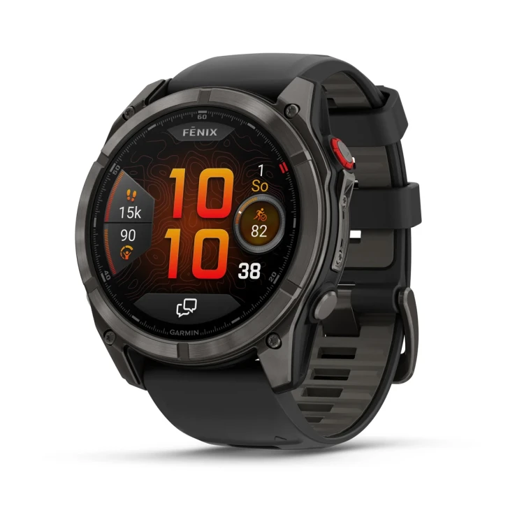 Zaawansowany zegarek sportowy z wyświetlaczem AMOLED z  kopertą o rozmiarze 51mm i łącznością inReach oraz LTE.