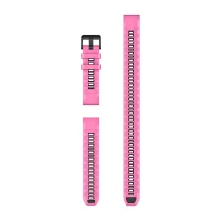 Silikonowy pasek Garmin QuickFit 22 mm (Zestaw nurkowy - 3 sztuki) - kolor Pink aurora [010-14409-01]