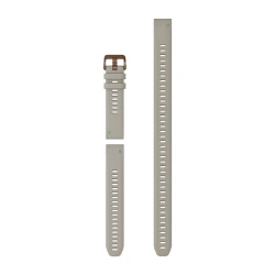 Silikonowy pasek Garmin QuickFit 20 mm (Zestaw nurkowy - 3 sztuki) -  kolor French Grey [010-13359-00]