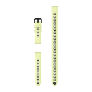Silikonowy pasek Garmin QuickFit 20 mm (Zestaw nurkowy - 3 sztuki) -  kolor Citron [010-14411-00]