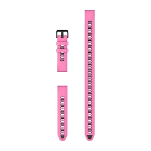 Silikonowy pasek Garmin QuickFit 20 mm (Zestaw nurkowy - 3 sztuki) -  kolor Pink aurora [010-14409-00]