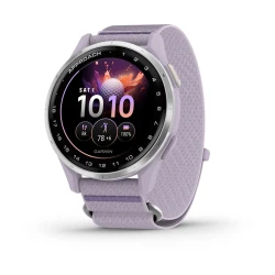Garmin Approach J1  - Aluminiowa ramka w kolorze Silver z paskiem w kolorze Lilac [010-03898-10]