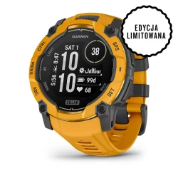 Garmin Instinct 3 SOLAR - 50 mm - Sunburst z paskiem w kolorze Sunburst / Grey [010-02935-02]