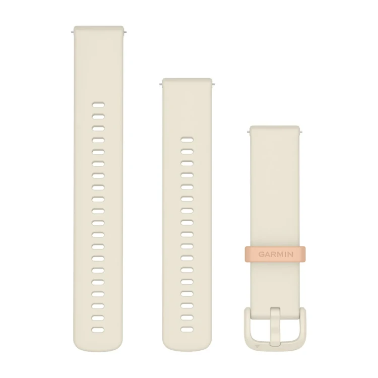 Silikonowy pasek  w rozmiarze 20mm z systemem mocowania Quick Release.