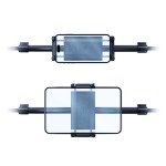 Uchwyt samochodowy na telefon i tablet 3mk Double Headrest Holder