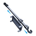 Uchwyt samochodowy na telefon i tablet 3mk Double Headrest Holder