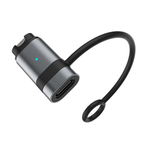 Adapter ładujący do zegarków Garmin z przejściem ze wtyku USB-C.