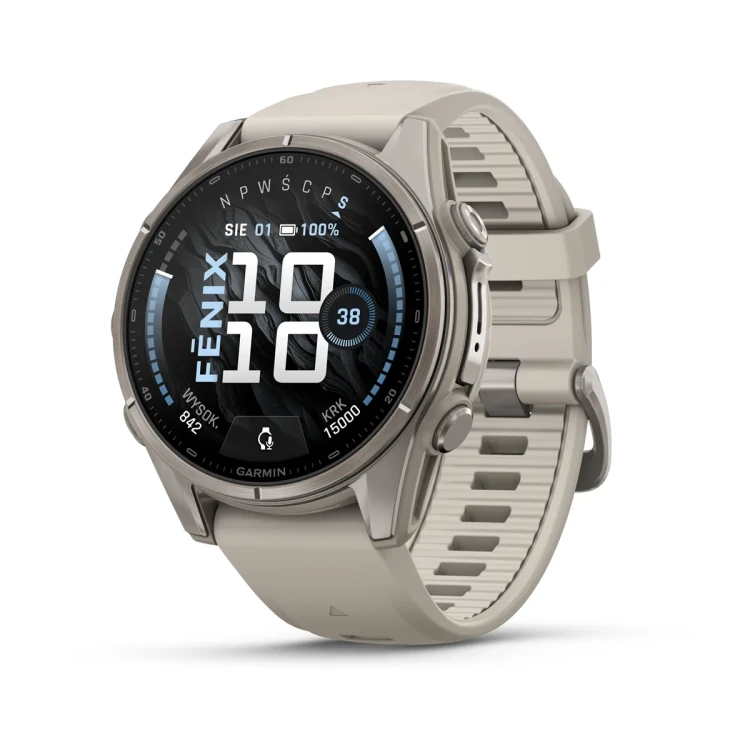 Multisportowy smartwatch GPS premium stworzony dla sportowców i poszukiwaczy przygód o mniejszych nadgarstkach. Oferuje zaawansowane monitorowanie wytrzymałości i staminy oraz płynne, intuicyjne mapy z precyzyjnym wyznaczaniem tras.