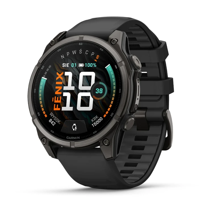 Multisportowy smartwatch GPS premium stworzony dla sportowców i poszukiwaczy przygód o mniejszych nadgarstkach. Oferuje zaawansowane monitorowanie wytrzymałości i staminy oraz płynne, intuicyjne mapy z precyzyjnym wyznaczaniem tras.