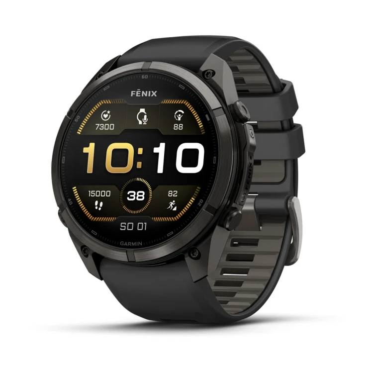 Multisportowy smartwatch GPS premium dla sportowców i poszukiwaczy przygód. Oferuje zaawansowane monitorowanie wytrzymałości i staminy oraz płynne, intuicyjne mapy z dynamicznym wyznaczaniem tras.