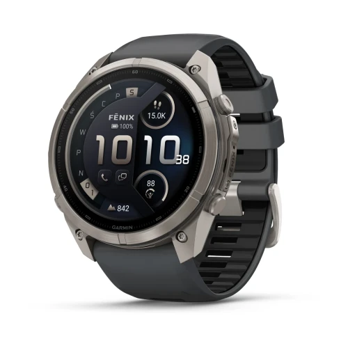 Multisportowy smartwatch GPS premium dla sportowców i poszukiwaczy przygód. Oferuje zaawansowane monitorowanie wytrzymałości i staminy oraz płynne, intuicyjne mapy z dynamicznym wyznaczaniem tras.