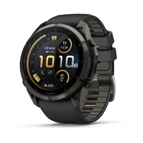 Multisportowy smartwatch GPS premium dla sportowców i poszukiwaczy przygód. Oferuje zaawansowane monitorowanie wytrzymałości i staminy oraz płynne, intuicyjne mapy z dynamicznym wyznaczaniem tras.