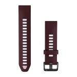 Silikonowy pasek z zapięciem o szerokości 20 mm i szybkim systemem mocowania Garmin QuickFit.
