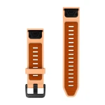 Silikonowy pasek z zapięciem o szerokości 20 mm i szybkim systemem mocowania Garmin QuickFit.