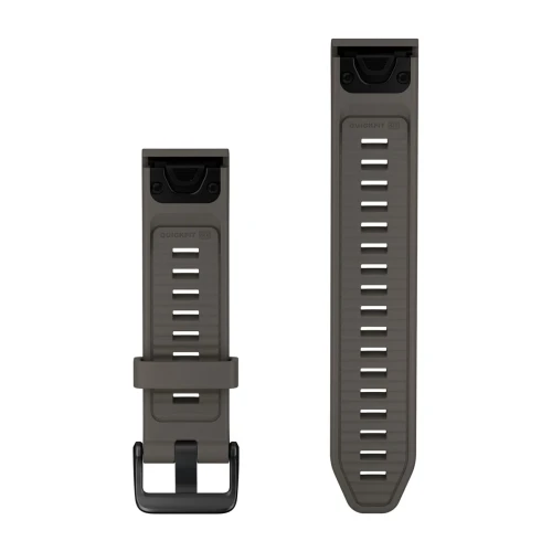 Silikonowy pasek z zapięciem o szerokości 20 mm i szybkim systemem mocowania Garmin QuickFit.