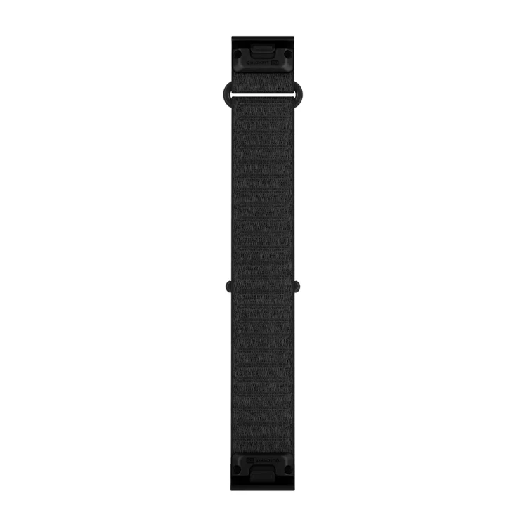 Materiałowy pasek ComfortFit o szerokości 20 mm i szybkim systemem mocowania Garmin QuickFit.