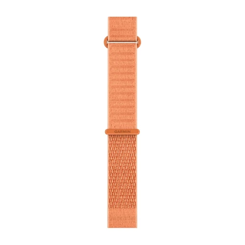 Materiałowy pasek ComfortFit o szerokości 20 mm i szybkim systemem mocowania Garmin QuickFit.