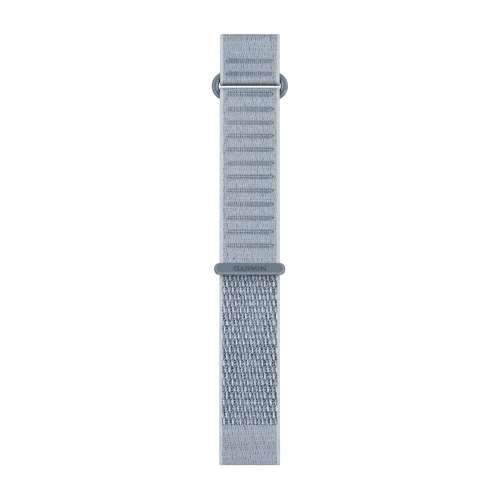 Materiałowy pasek ComfortFit o szerokości 20 mm i szybkim systemem mocowania Garmin QuickFit.
