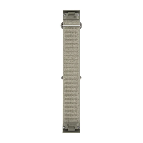 Materiałowy pasek ComfortFit o szerokości 20 mm i szybkim systemem mocowania Garmin QuickFit.