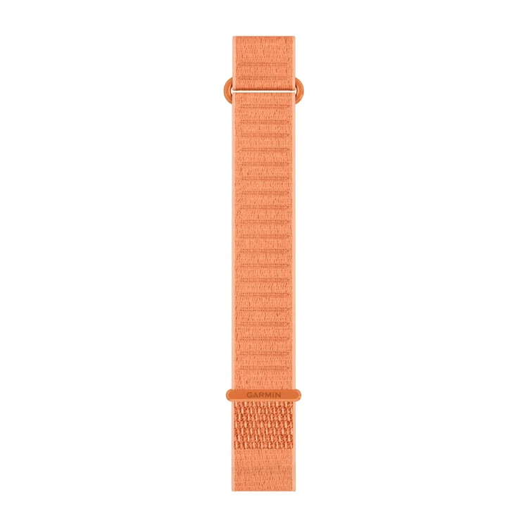 Materiałowy pasek ComfortFit o szerokości 20 mm i szybkim systemem mocowania Garmin QuickFit.