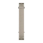 Materiałowy pasek ComfortFit o szerokości 20 mm i szybkim systemem mocowania Garmin QuickFit.