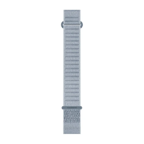 Materiałowy pasek ComfortFit o szerokości 20 mm i szybkim systemem mocowania Garmin QuickFit.