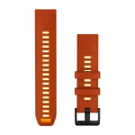 Silikonowy pasek z zapięciem o szerokości 22 mm i szybkim systemem mocowania Garmin QuickFit.