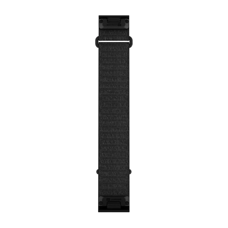 Materiałowy pasek ComfortFit o szerokości 22 mm i szybkim systemem mocowania Garmin QuickFit.