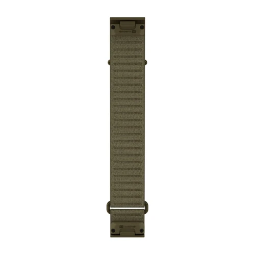 Materiałowy pasek ComfortFit o szerokości 22 mm i szybkim systemem mocowania Garmin QuickFit.