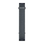 Materiałowy pasek ComfortFit o szerokości 22 mm i szybkim systemem mocowania Garmin QuickFit.