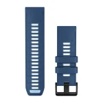 Silikonowy pasek z zapięciem o szerokości 26 mm i szybkim systemem mocowania Garmin QuickFit.