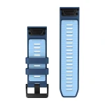 Silikonowy pasek z zapięciem o szerokości 26 mm i szybkim systemem mocowania Garmin QuickFit.