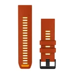 Silikonowy pasek z zapięciem o szerokości 26 mm i szybkim systemem mocowania Garmin QuickFit.