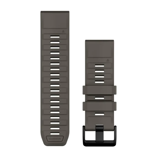 Silikonowy pasek z zapięciem o szerokości 26 mm i szybkim systemem mocowania Garmin QuickFit.