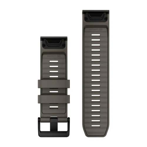 Silikonowy pasek z zapięciem o szerokości 26 mm i szybkim systemem mocowania Garmin QuickFit.