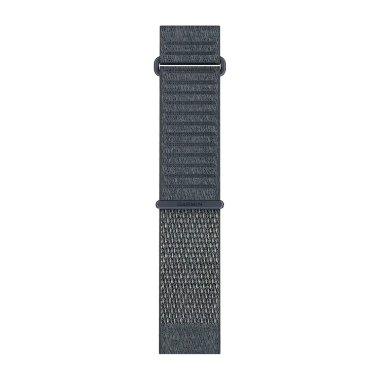 Materiałowy pasek ComfortFit o szerokości 26 mm i z szybkim systemem mocowania Garmin QuickFit.